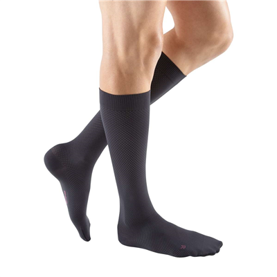 Mediven Men's Select 20-30 mmHg Compression Socks - Extra Wide Calf, Closed Toe for Circulation & Support - Ideal for Travel, Work & Varicose Vein Relief