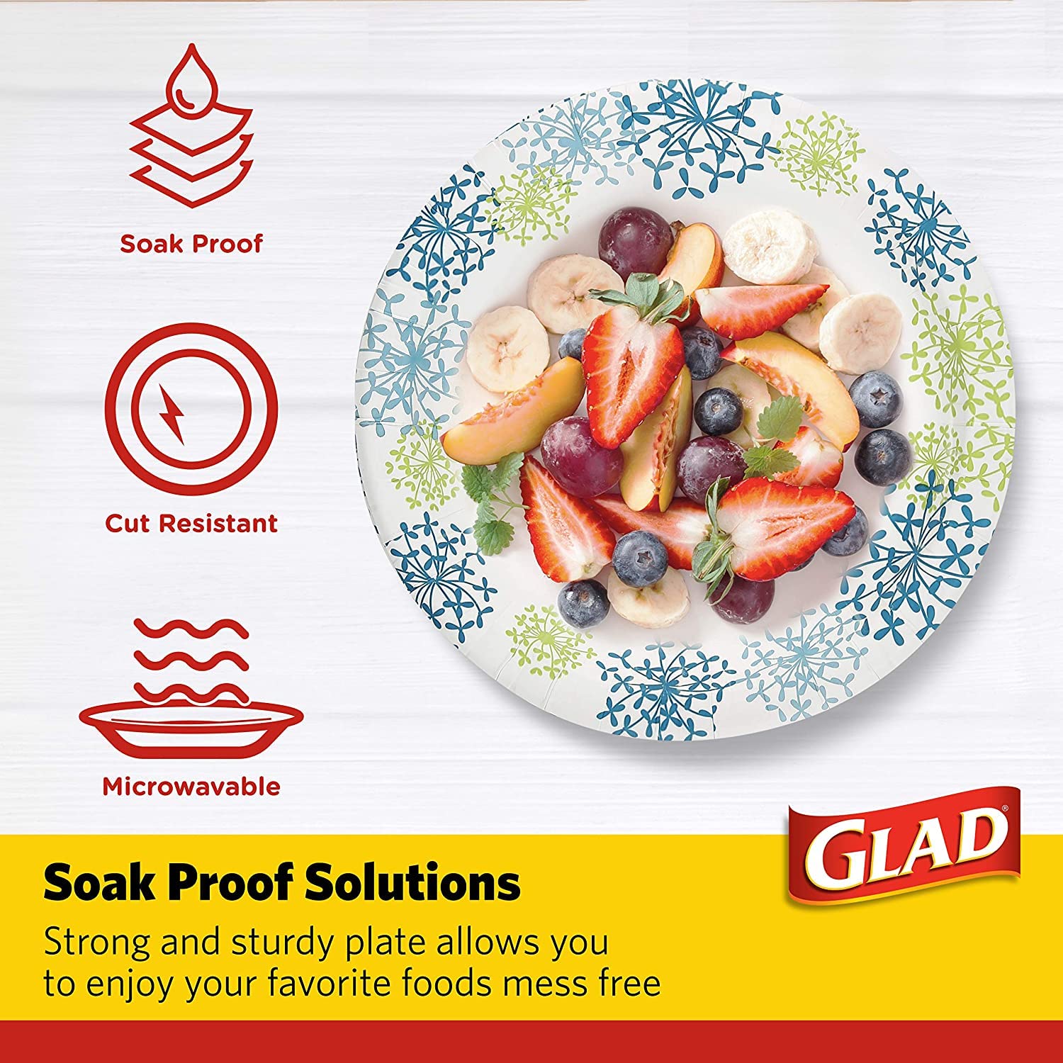 Heavy Duty Disposable Paper Plates 10