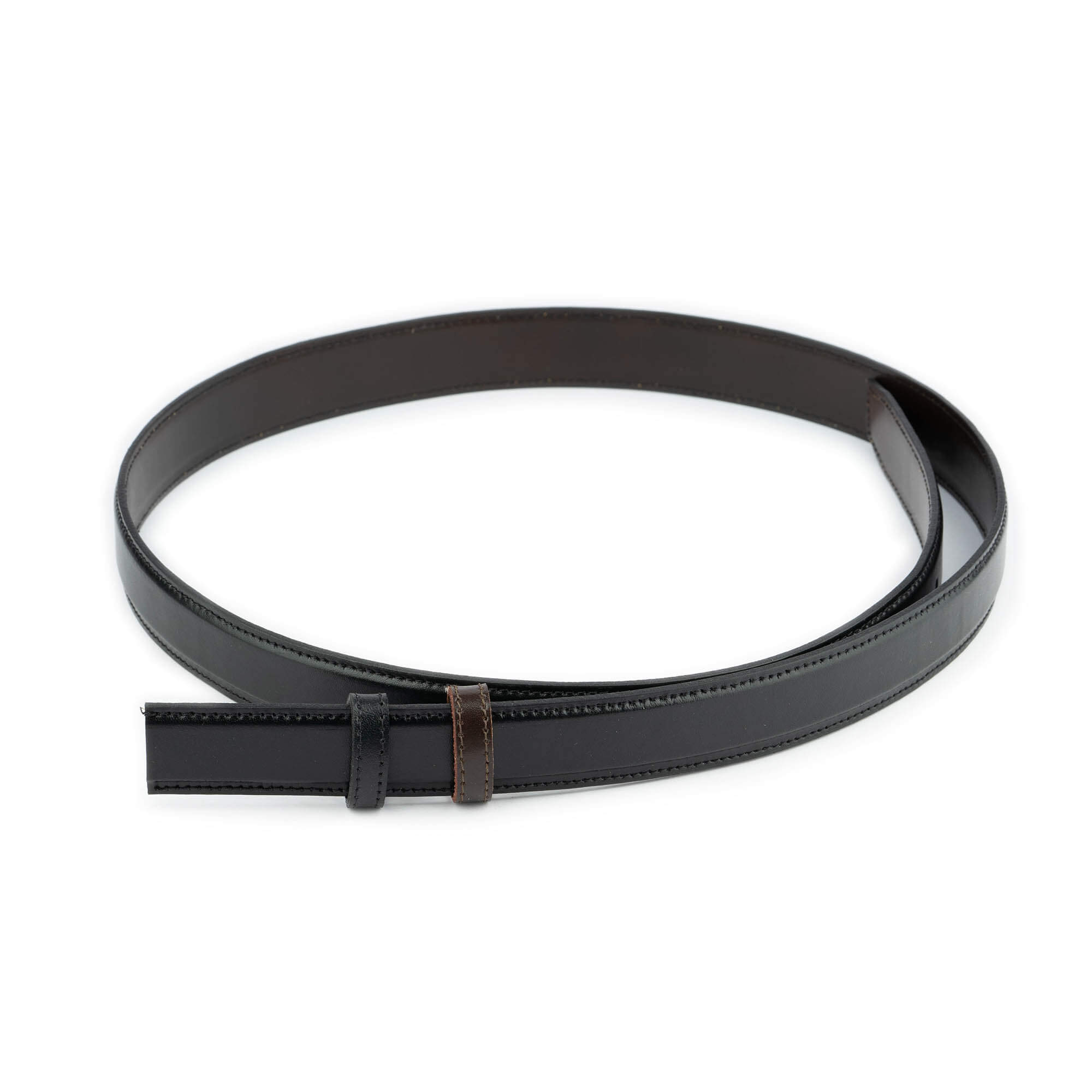 Men's Reversible Black & Brown Leather Belt Strap Replacement for Ferragamo 30mm Buckles - Dress & Casual Wear for Office, Business & Formal Occasions