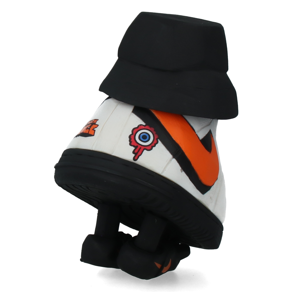 Mr. Shoe Shocwork x Nike x Michael Lau Collaboration Sneakers - White & Orange Limited Edition for Streetwear & Collectors