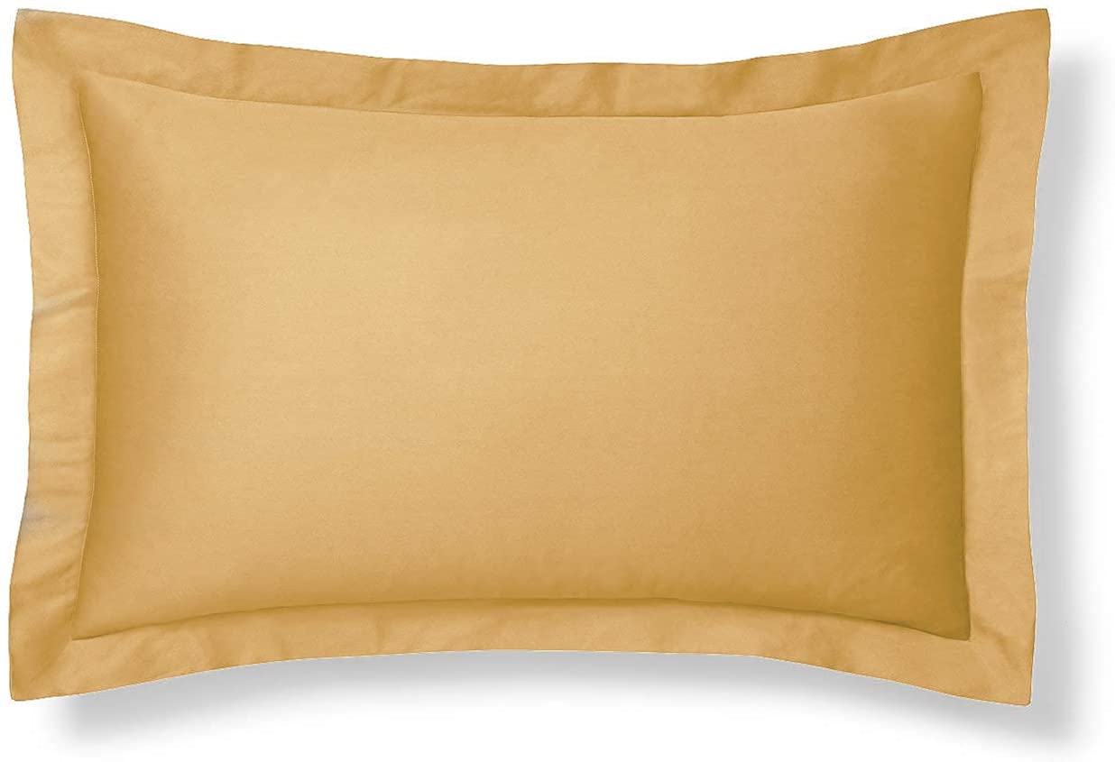 Premium 100% Cotton Hotel Quality Pillow Shams - 2 Pack Standard Size (20