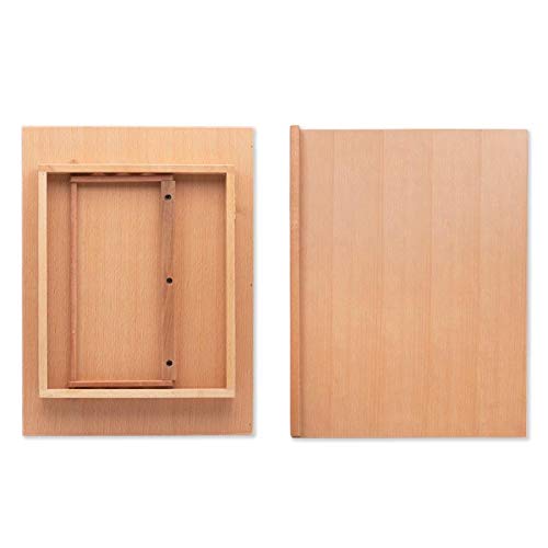 Adjustable Wooden Art Easel Desk with Strong Support - Lightweight & Portable for Artists, Students & Hobbyists - Perfect for Painting, Drawing & Crafting at Home or Studio