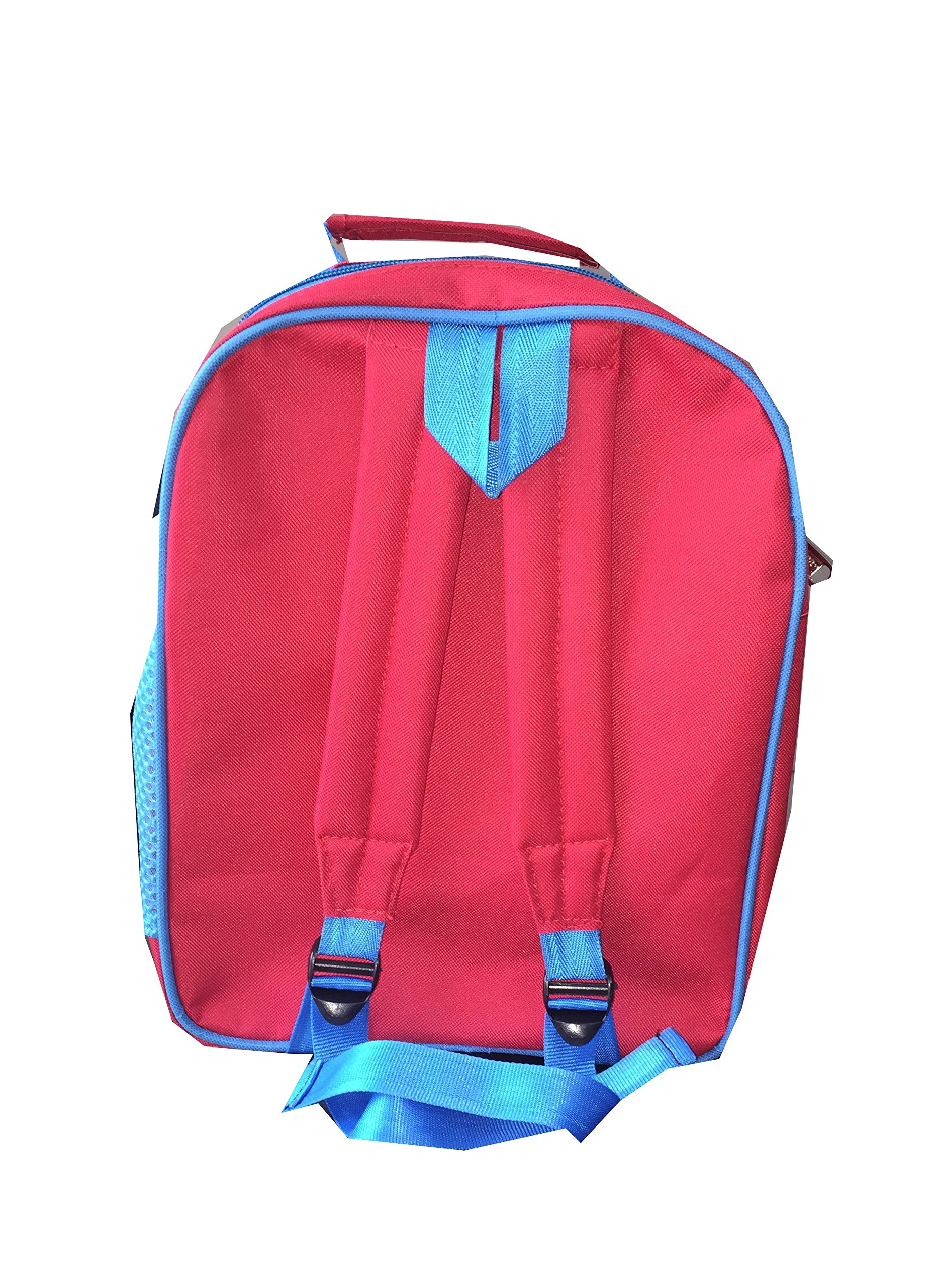 Apnav Waterproof Kids School Backpack with Red and Blue Design - Lightweight, Durable for School, Travel, and Outdoor Activities
