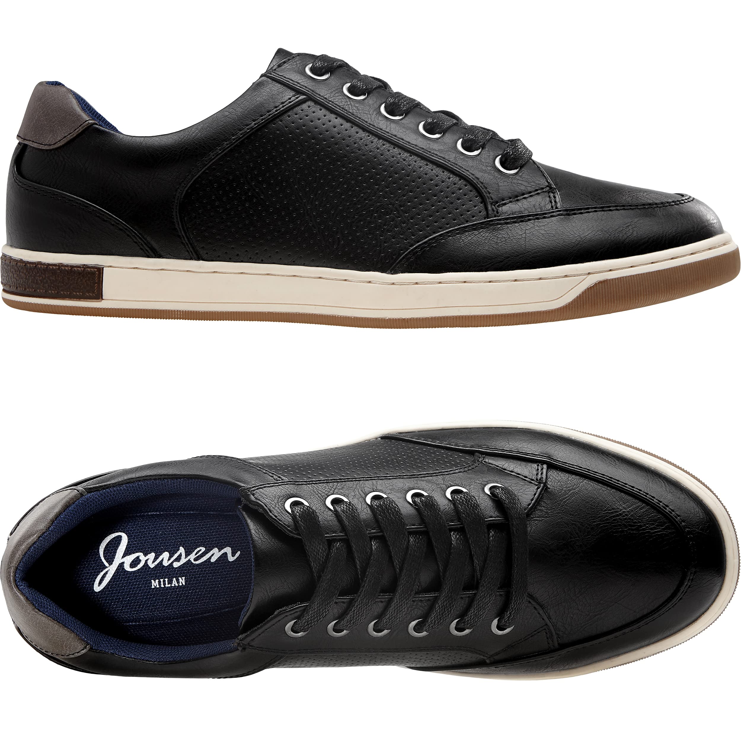 Jousen Men's Fashion Sneakers - Retro Casual Walking Shoes for Men | Comfortable Lightweight Sneakers for Daily Wear, Work & Travel
