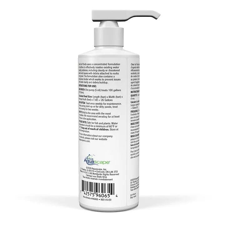 Clear for Ponds - Natural Water Clarifier for Koi & Garden Ponds | Improves Water Clarity & Reduces Algae | Perfect for Outdoor Water Features & Fish Tanks