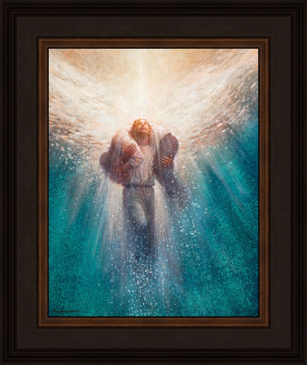 Deep Waters By Yongsung Kim - Premium Wall Art Canvas Print - Ocean Wave Painting for Home & Office Decor - Perfect for Living Room, Bedroom, and Office Spaces