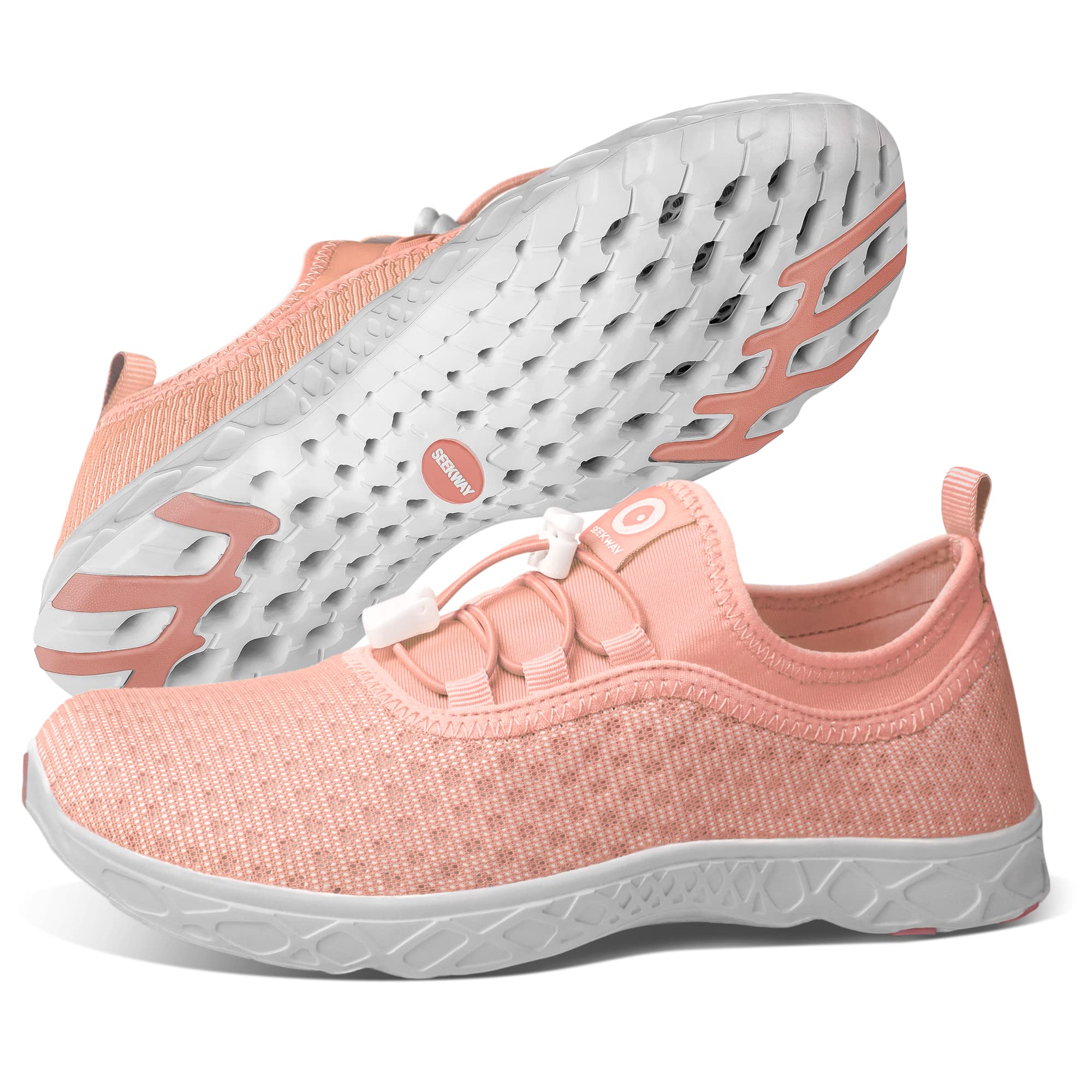 SEEKWAY Men's Women's Quick Dry Water Shoes Barefoot Aqua Shoes for Beach Walking, Kayaking, Boating & Water Sports - SP006 | Lightweight & Comfortable for Swimming, Surfing & Outdoor Activities