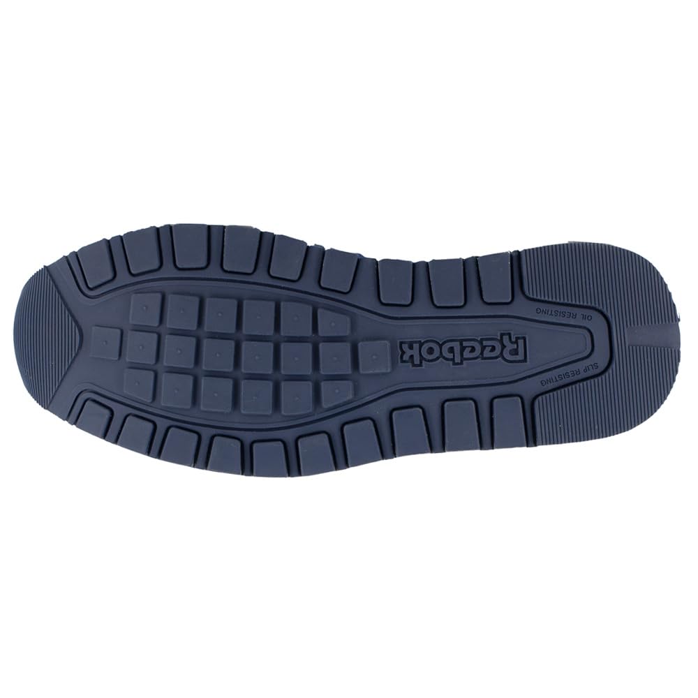 Reebok Women's RB981 Harman Composite Toe Work Sneakers - Blue Safety Shoes for Women | Slip Resistant, Lightweight & Comfortable for Construction, Warehouse & Industrial Work