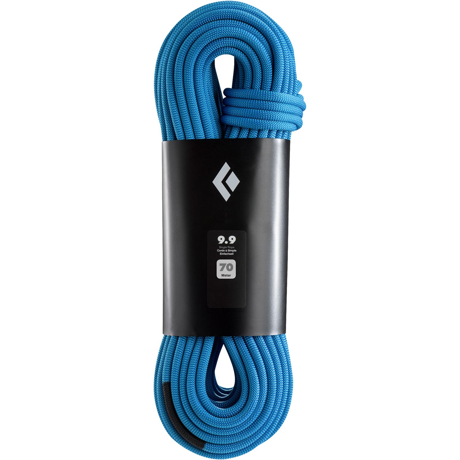 Black Diamond 9.9mm Dynamic Climbing Rope - Lightweight & Durable for Rock Climbing, Mountaineering & Outdoor Adventures