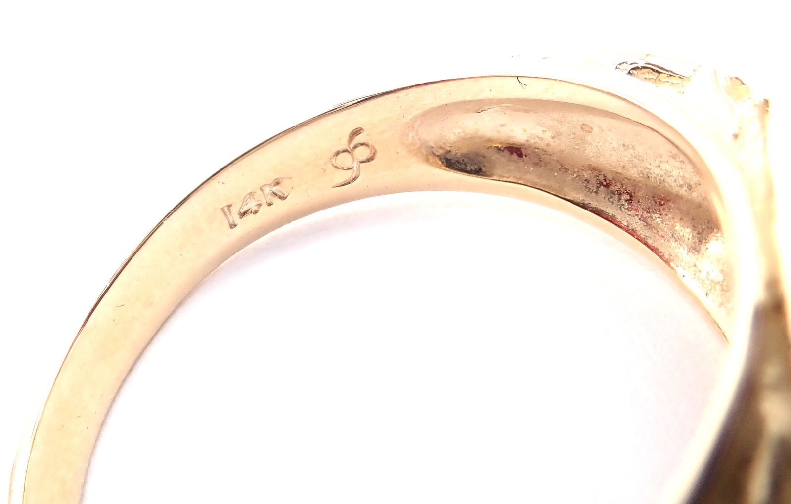Authentic Franklin Mint Faberge Imperial Eagle 14k Yellow Gold Lapis Ring - Luxury Vintage Jewelry for Collectors & Special Occasions