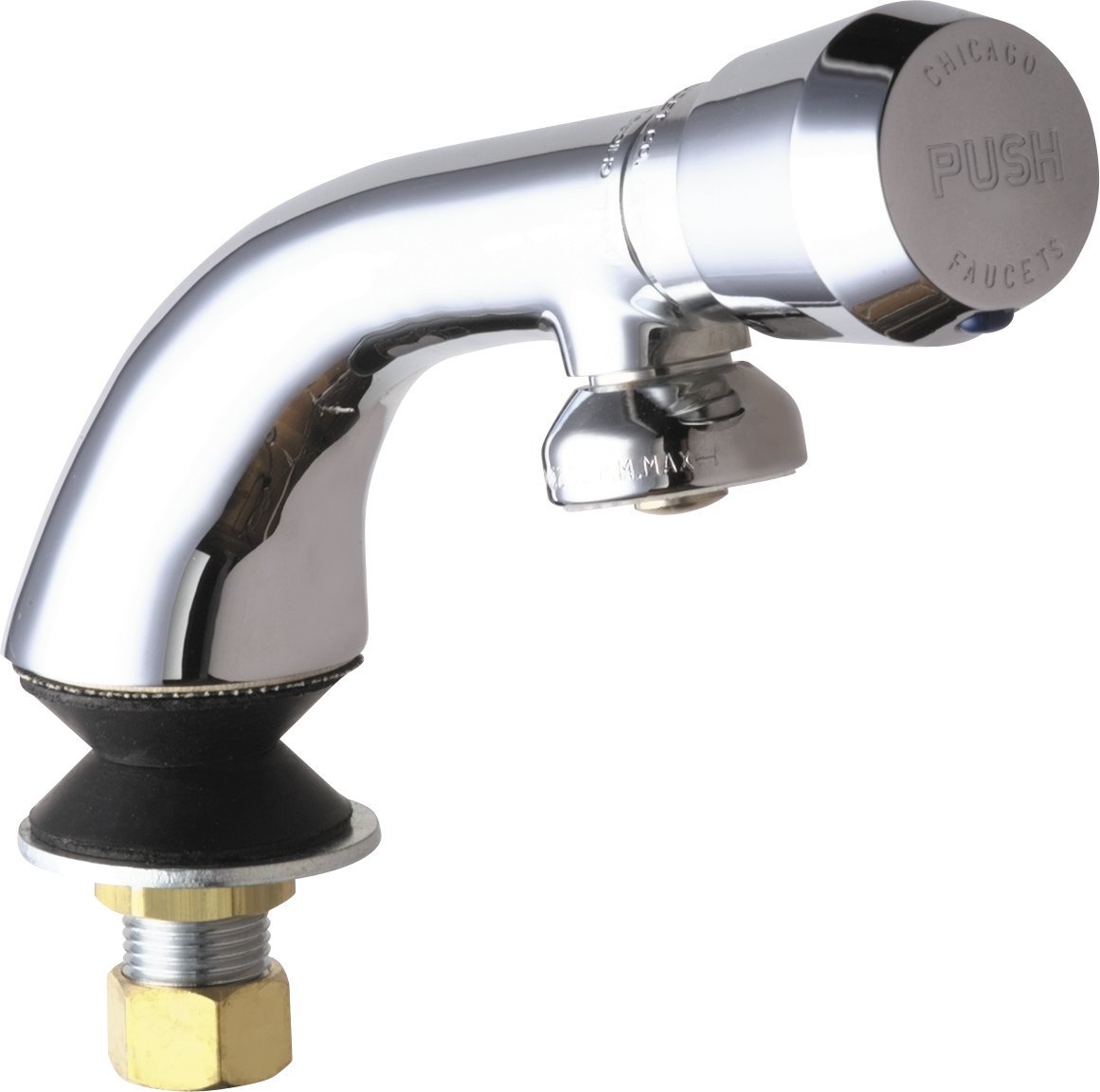 Single Handle Bathroom Faucet for Sink - Modern One Hole Water Tap for Vanity, Powder Room & Guest Bath - Perfect for Home, Hotel & Commercial Use