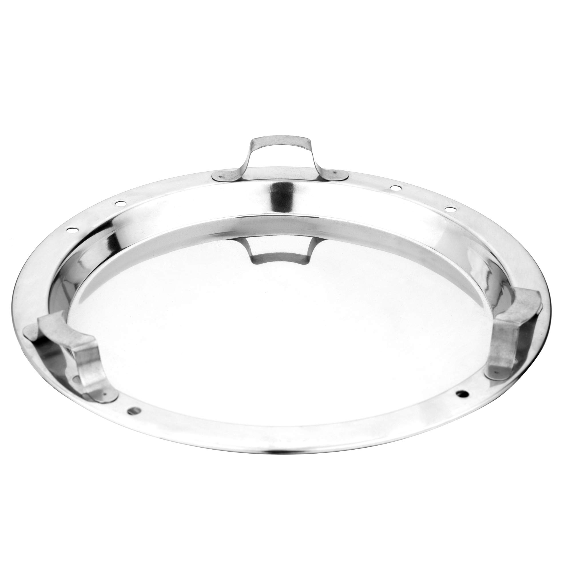 Premium Stainless Steel Tri-Ply Induction Compatible Kadai with Lid & 5 Stackable Plates (2 Idli, 2 Dhokla, 1 Patra) - 27cm/4.75L Multipurpose Indian Cookware for Steaming, Frying & Serving - Perfect for Home Kitchens & Indian Cooking