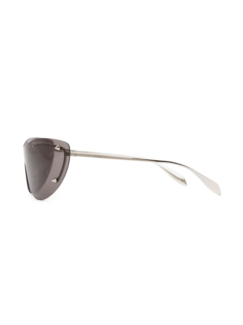 Alexander McQueen Silver Sunglasses for Women & Men - Luxury Designer Shades for Fashion, Travel & Outdoor Activities