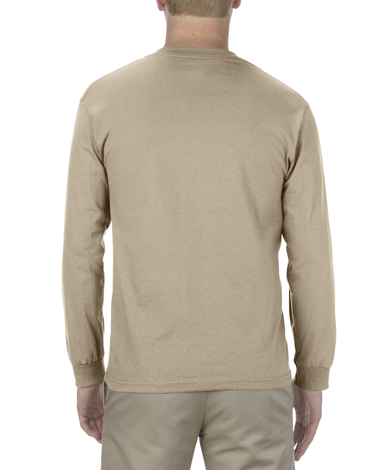 Alstyle AL1304 Men's & Women's 100% Cotton Long Sleeve T-Shirt - 6.0 oz Soft Comfort Fit Crew Neck Casual Shirt for Everyday Wear, Work & Layering