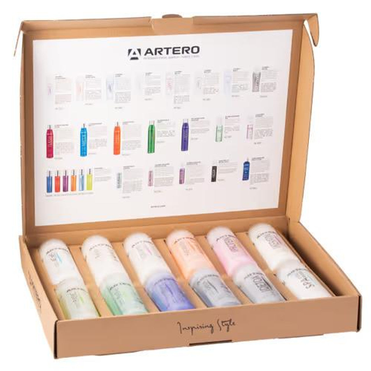 Artero Shampoo and Conditioner Set - 12 x 100ml Travel Size for Hair Care - Perfect for Gym, Travel & Daily Use