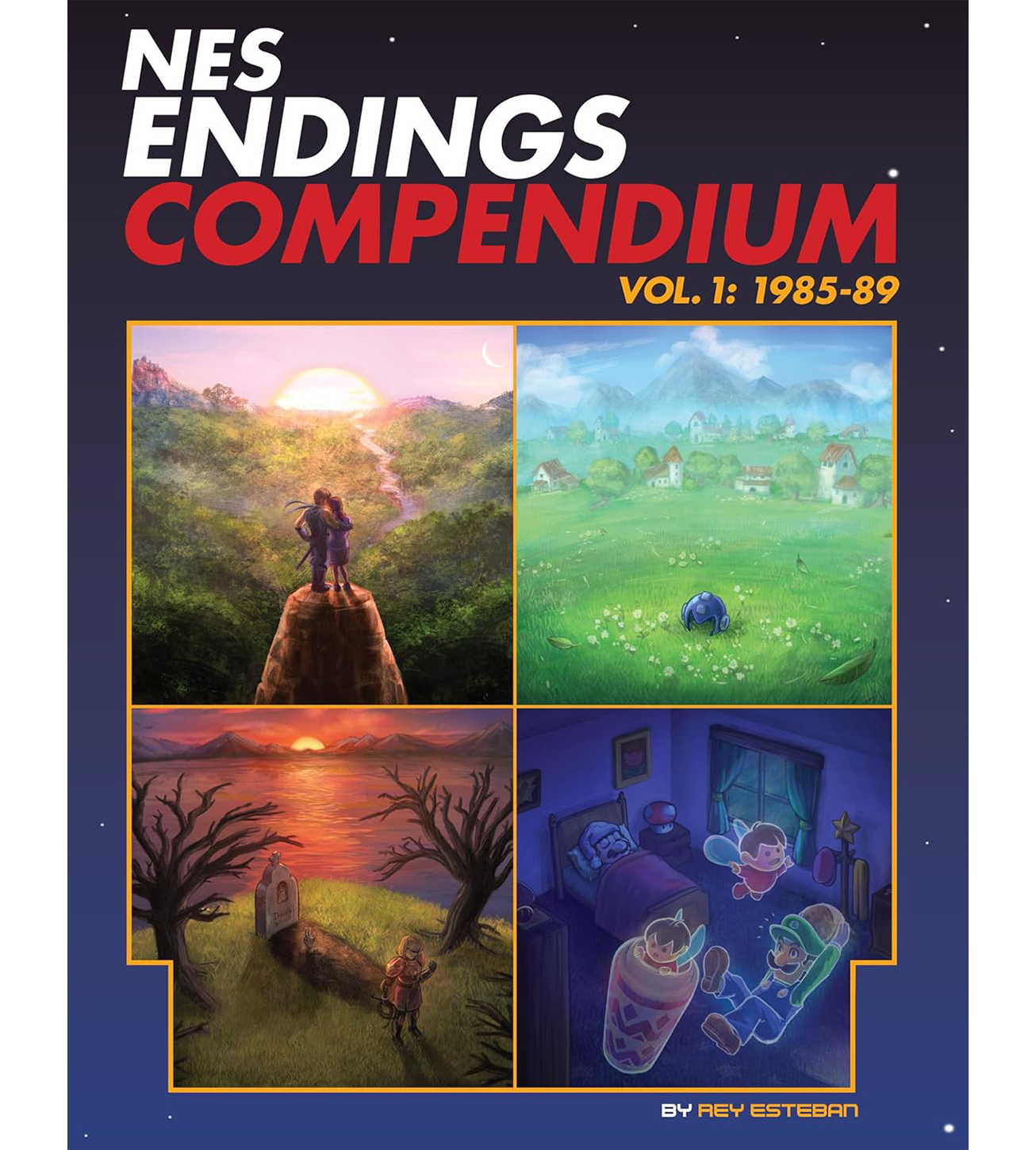 NES Endings Compendium Vol. 1: 1985-1989 Softcover Book | Complete Guide to Classic NES Game Endings | Perfect for Retro Gaming Collectors & Nostalgic Gamers