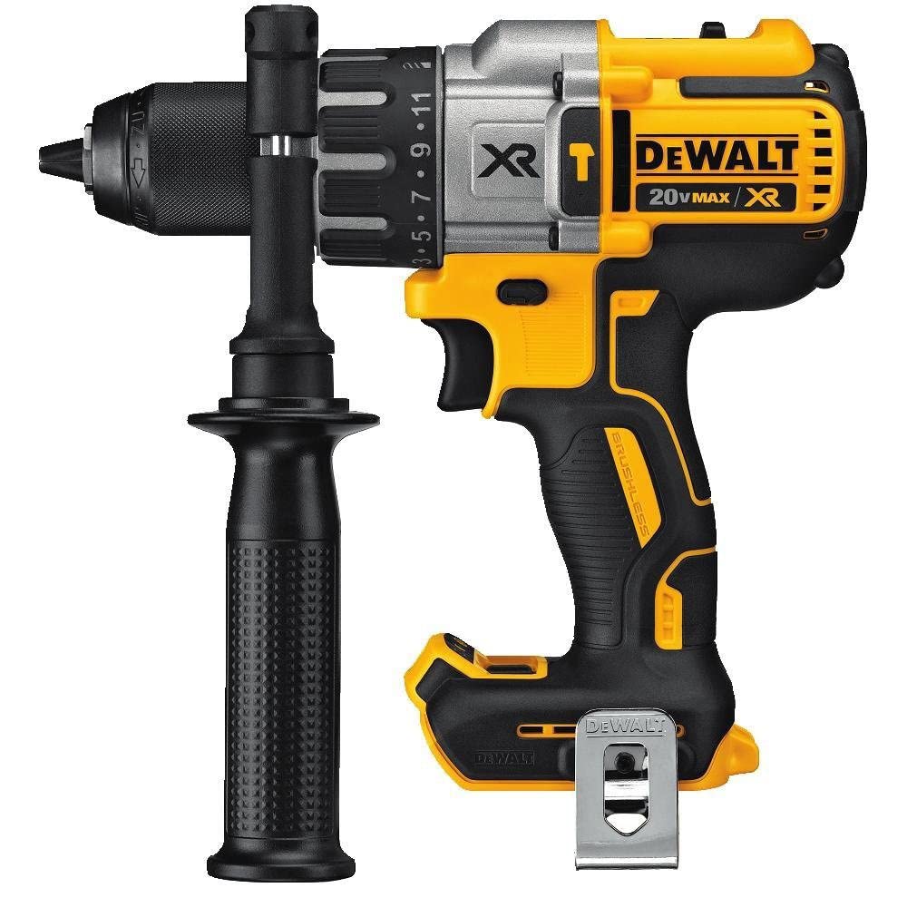 DEWALT DCD996BR 20V MAX XR Brushless Cordless Hammer Drill - 3-Speed, 1/2 Inch Chuck, Lithium-Ion (Bare Tool, Renewed) - Perfect for Construction, Woodworking & DIY Home Projects