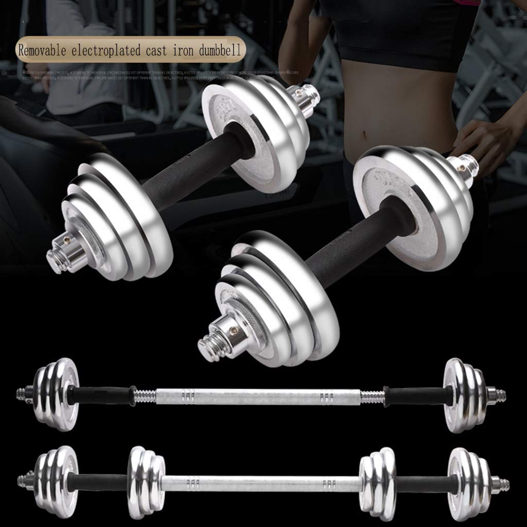 1. FHPEWXDG 2-in-1 Adjustable Dumbbell Set, Cast Iron Weight Lifting Barbell for Home Gym & Strength Training - Perfect for Beginners & Advanced Fitness Enthusiasts