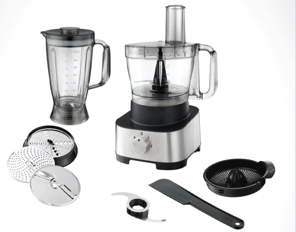 Westinghouse XL Food Processor WHFPR01SS - Powerful 1000W Motor, 10-Cup Capacity, Stainless Steel Blades - Perfect for Chopping, Slicing, Dicing, and Pureeing in Your Kitchen
