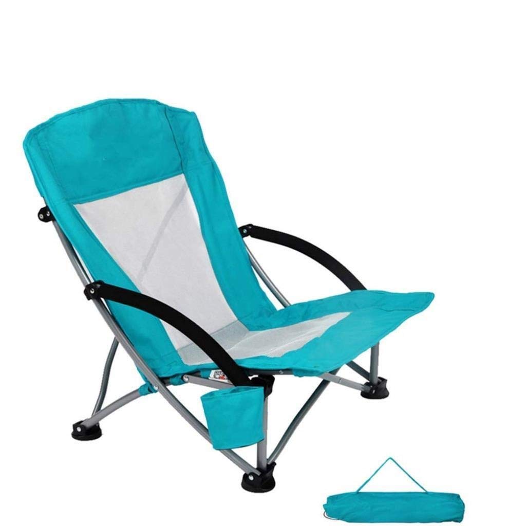 Portable Folding Stool with Backrest - Lightweight Beach Chair, Fishing Chair & Lunch Break Seat for Outdoor Activities, Camping, Picnics & Travel