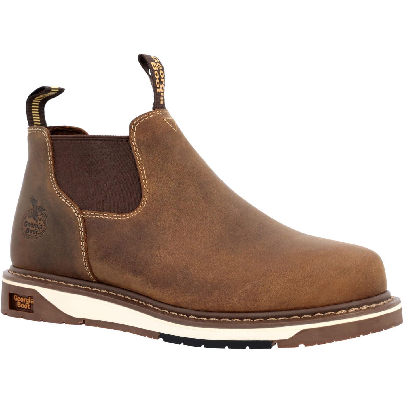 Georgia Boot Men's Amp Lt Wedge Work Boot - Durable Construction Boots for Heavy Duty Work & Outdoor Jobs