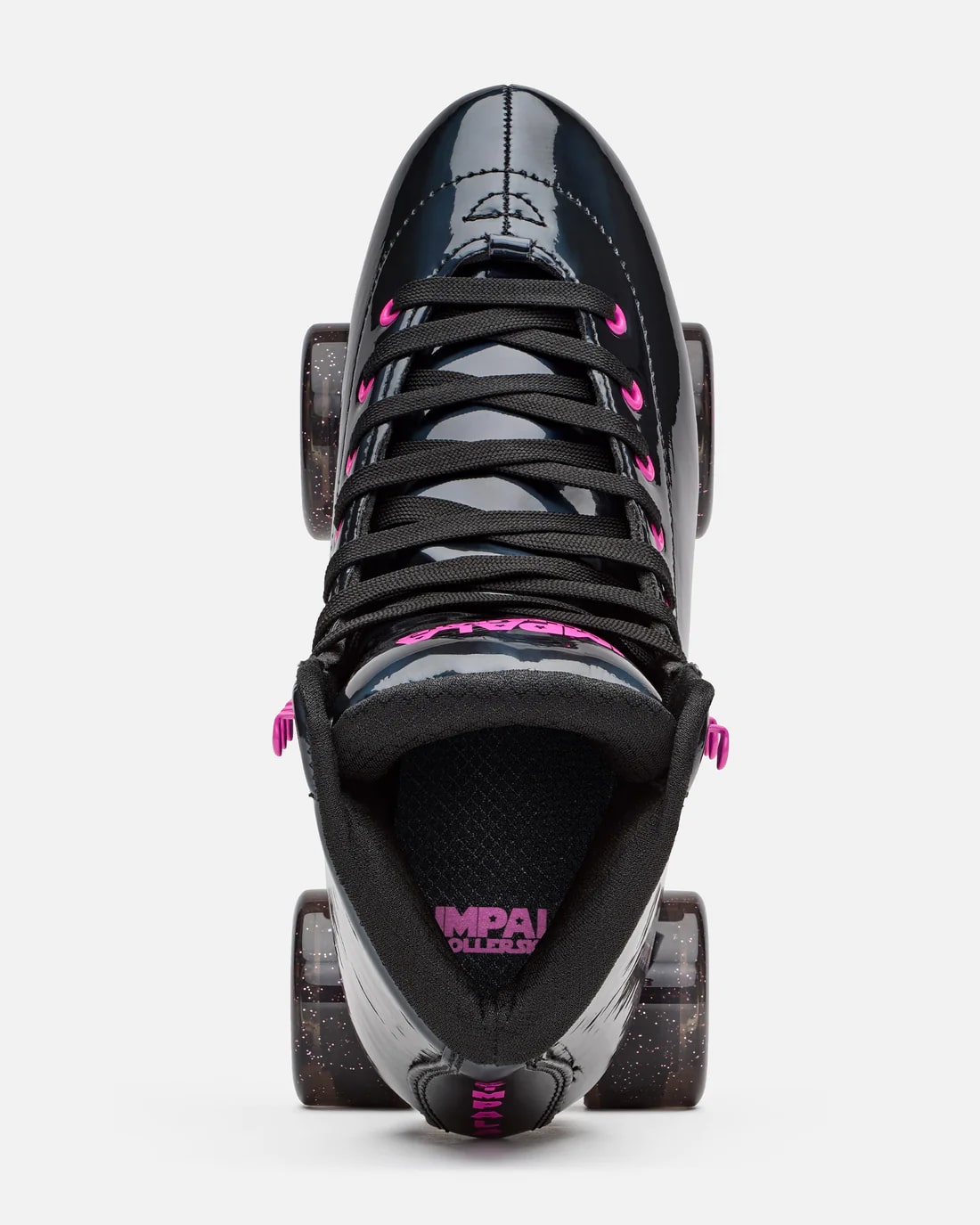Impala Black Holographic Roller Skates for Women & Men - Outdoor & Indoor Quad Skates for Rink, Park, Street Skating & Roller Disco