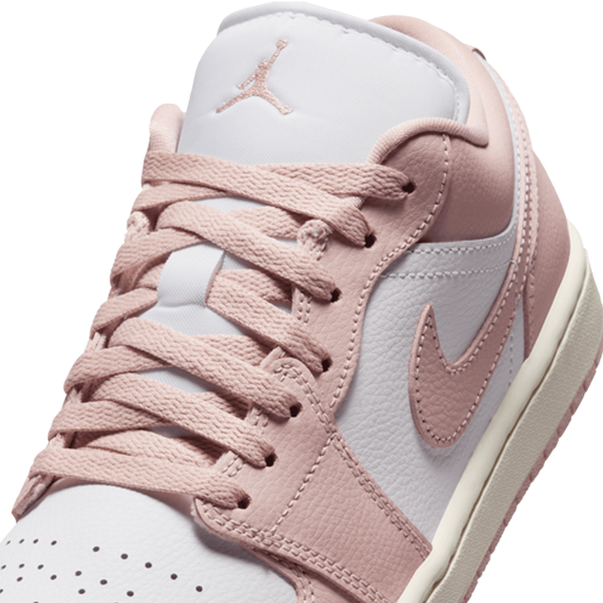 Air Jordan 1 Low 'Pink Oxford' Women's Sneakers - Lightweight Comfortable Basketball Shoes for Women - Perfect for Casual Wear, Gym & Street Fashion
