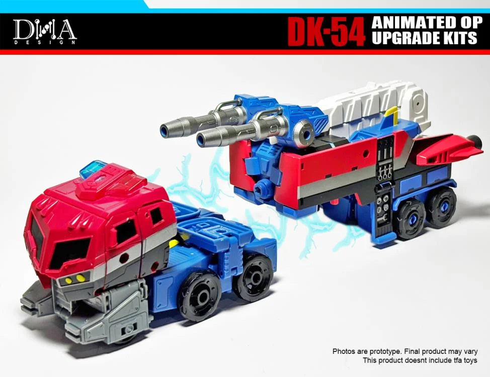 DNA Design DK 54 Upgrade Kit for Transformers Animated Optimus Prime - Enhance Your Collectible Figure with Premium Accessories for Display & Customization