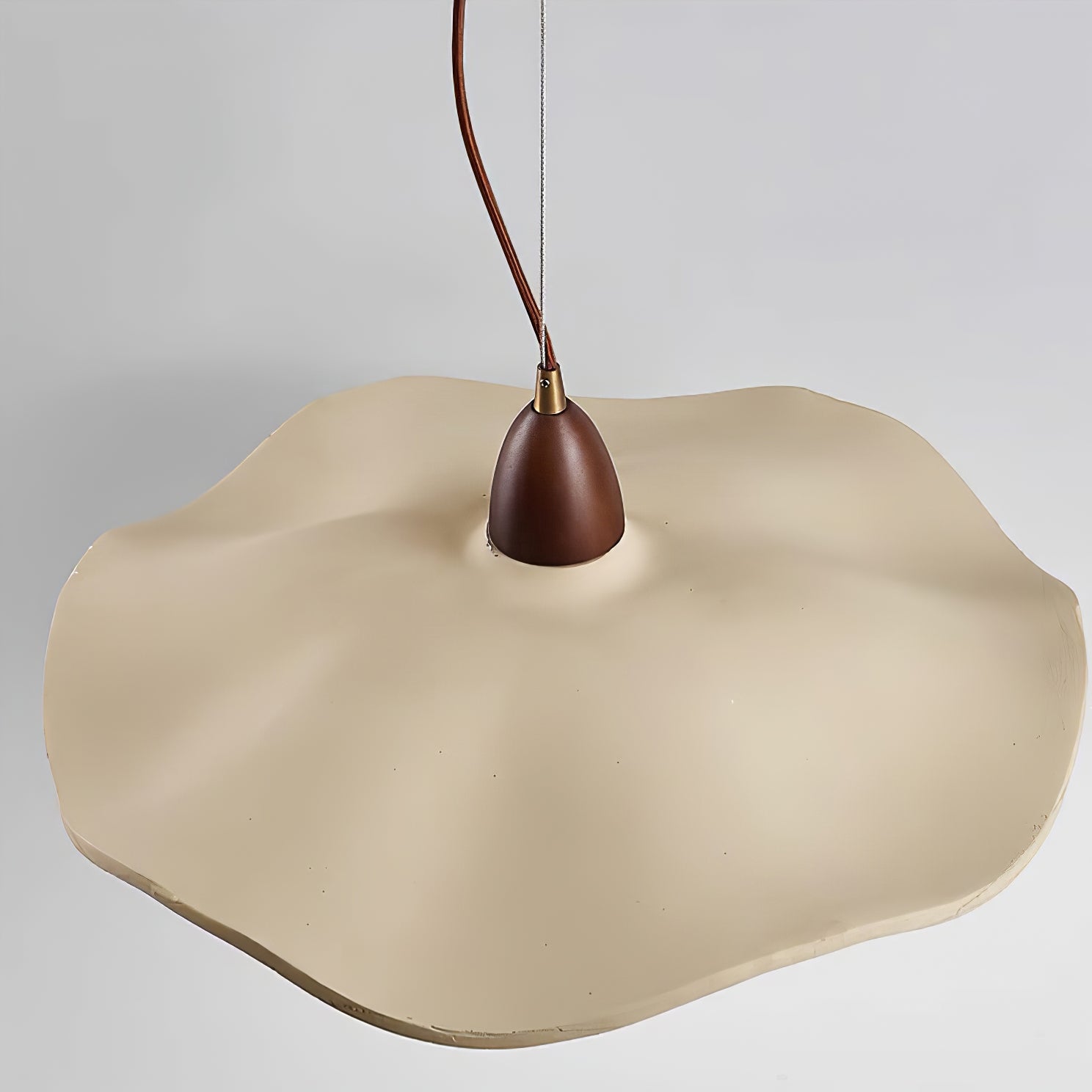 Modern Cement Wave Pendant Light - Industrial Style Hanging Lamp for Kitchen Island, Dining Room & Living Room Decor