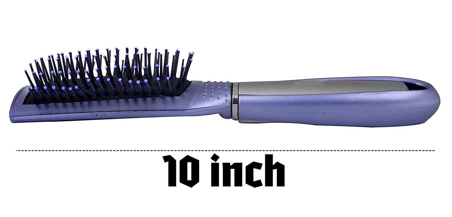 Confidence Hair Brush Detangler for Curly & Straight Hair - Professional Hairdressing Brush & Detangling Comb for Men & Women - Multicolor Style 7 - Perfect for Home, Salon & Travel Use