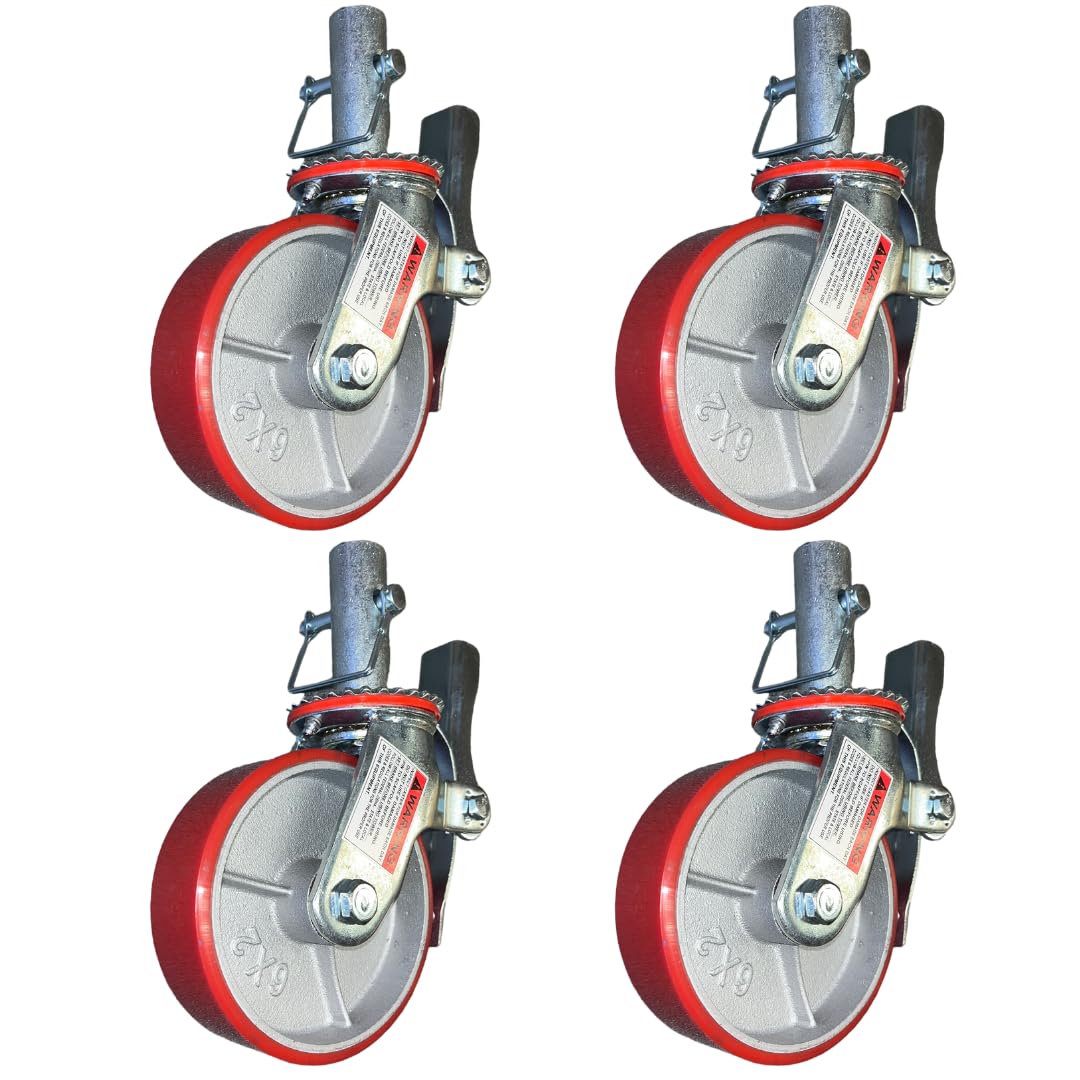 4 Pack Heavy Duty Scaffold Casters - 5