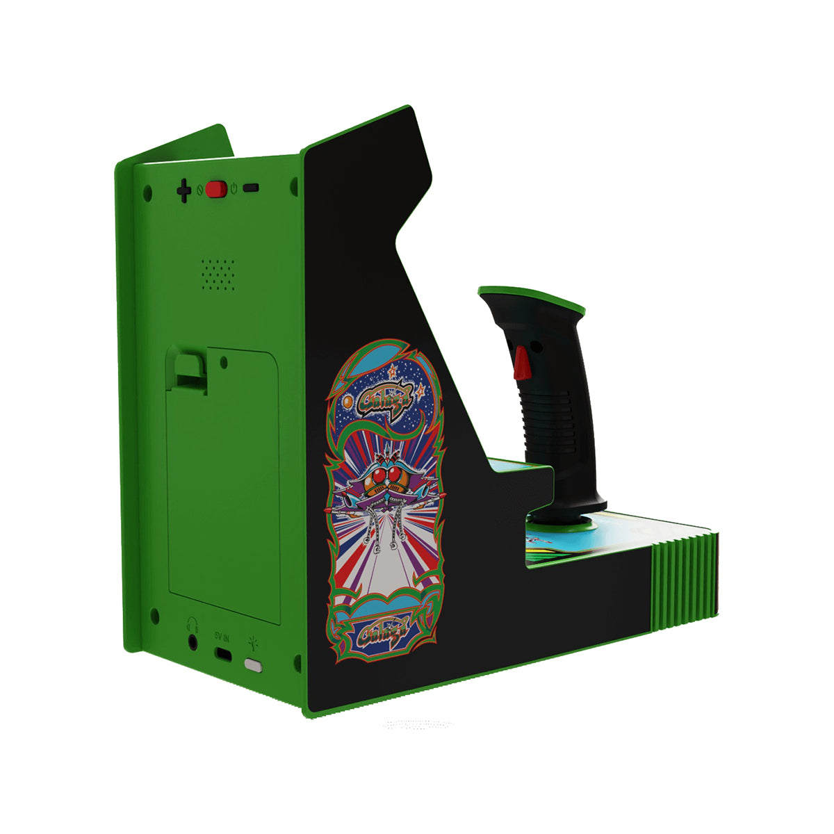 MyArcade GALAGA Retro Arcade Joystick Player - Classic Mini Arcade Game Machine with 8-Bit Graphics | Perfect for Home, Office & Gaming Room Decor | Nostalgic Gift for Gamers & Collectors