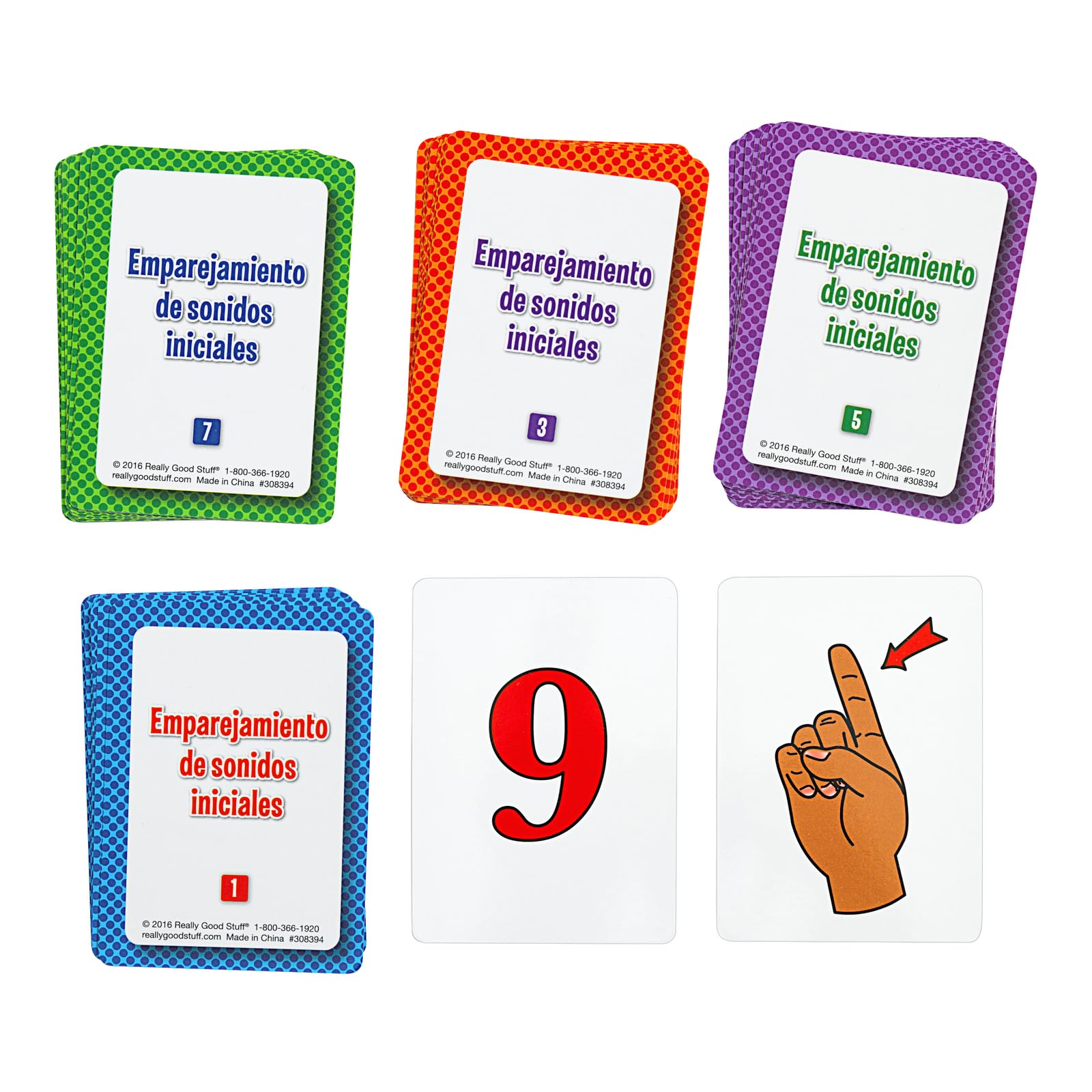 Spanish Beginning Sound Match Literacy Center - Really Good Stuff Learning Activity for Phonics & Early Reading | Perfect for Classroom & Homeschool Use