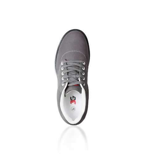 Unisex 3G Kicks Go Bowling Shoes - Charcoal/Canvas - Comfortable & Durable for League Play & Casual Bowling