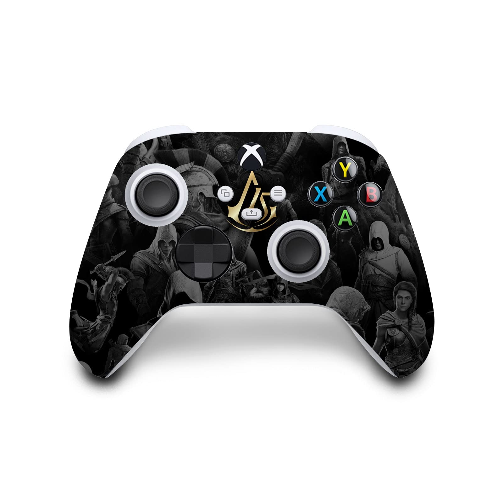 Officially Licensed Assassin's Creed 15th Anniversary Vinyl Sticker Decal - Compatible with Xbox Series S Console & Controller Bundle | Gaming Skin Cover for Xbox Accessories | Perfect for Gamers, Collectors & Gift Giving