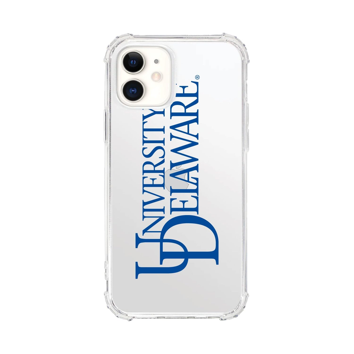 OTM Essentials Rugged Phone Case for iPhone 13 Pro Max - Shockproof Protective Cover with Reinforced Edges | University of Delaware Classic White Design | Perfect for College Students, Outdoor Activities & Daily Protection