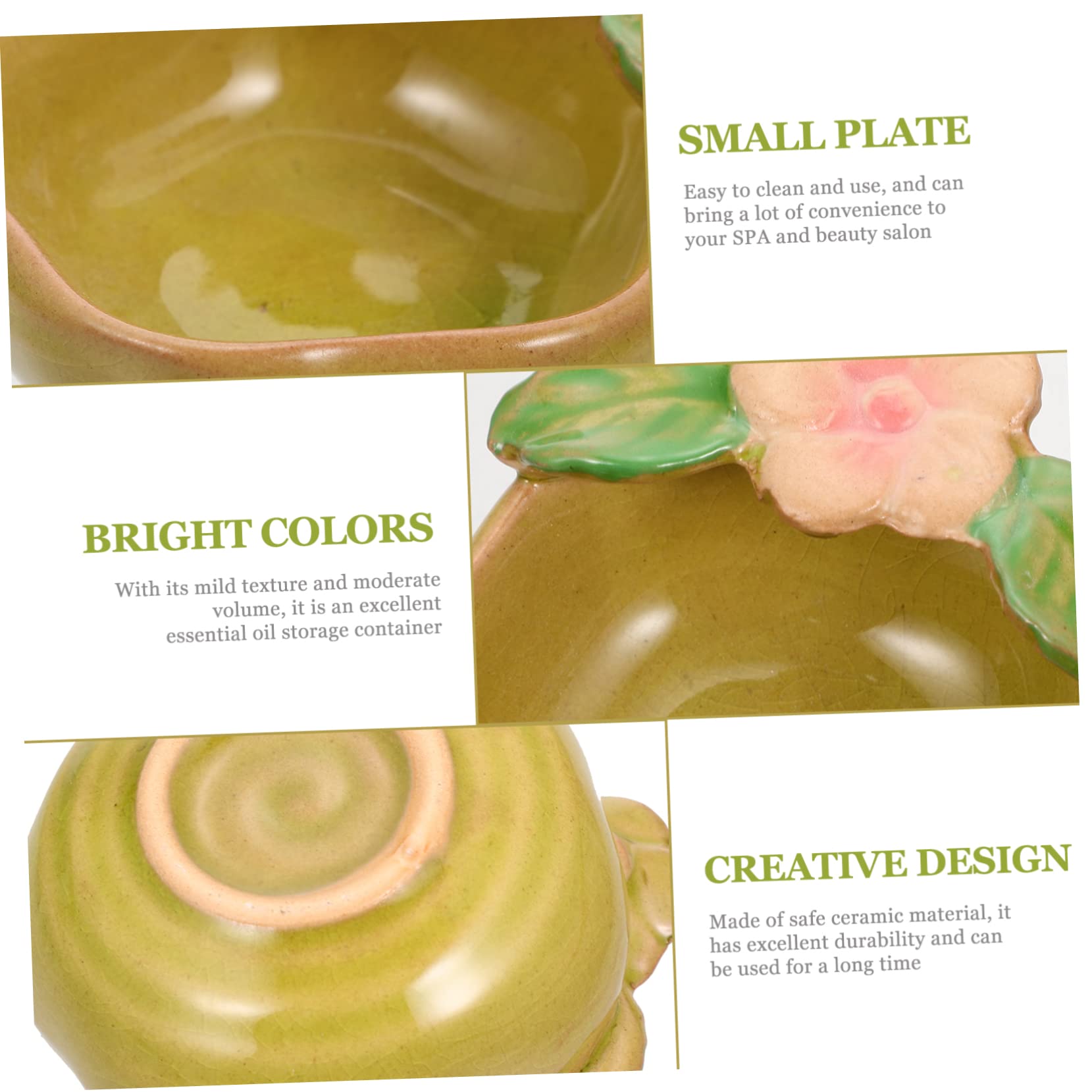 Ceramic Essential Oil Blending Bowl - Aromatherapy Facial Bowl for Home Spa, Esthetician Supplies & Professional Treatments - Perfect for DIY Skincare, Massage Therapy and Relaxation