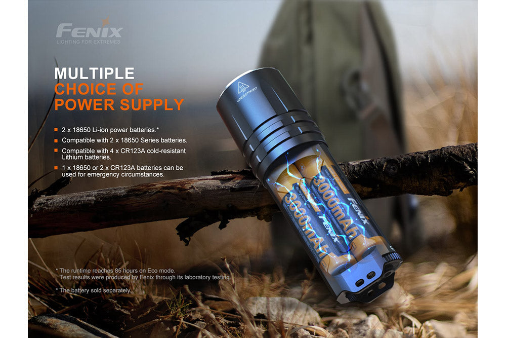 Fenix TK35UE V2.0 2000 Lumen Rechargeable Tactical Flashlight - Open Box - Perfect for Camping, Hiking & Emergency Preparedness