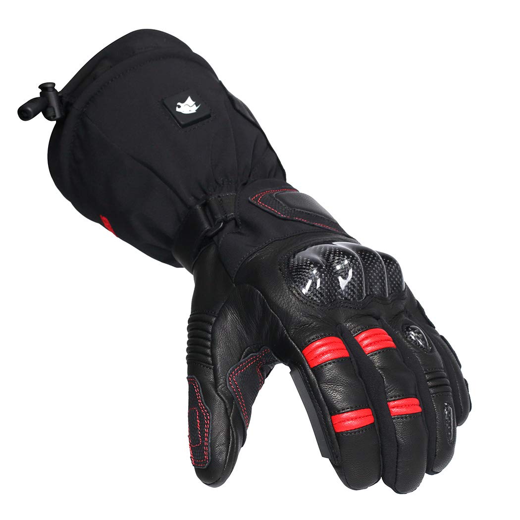 Smilodon Rechargeable Battery Heated Gloves for Men & Women - Electric Warming Winter Gloves for Skiing, Snowboarding, Hiking & Outdoor Activities