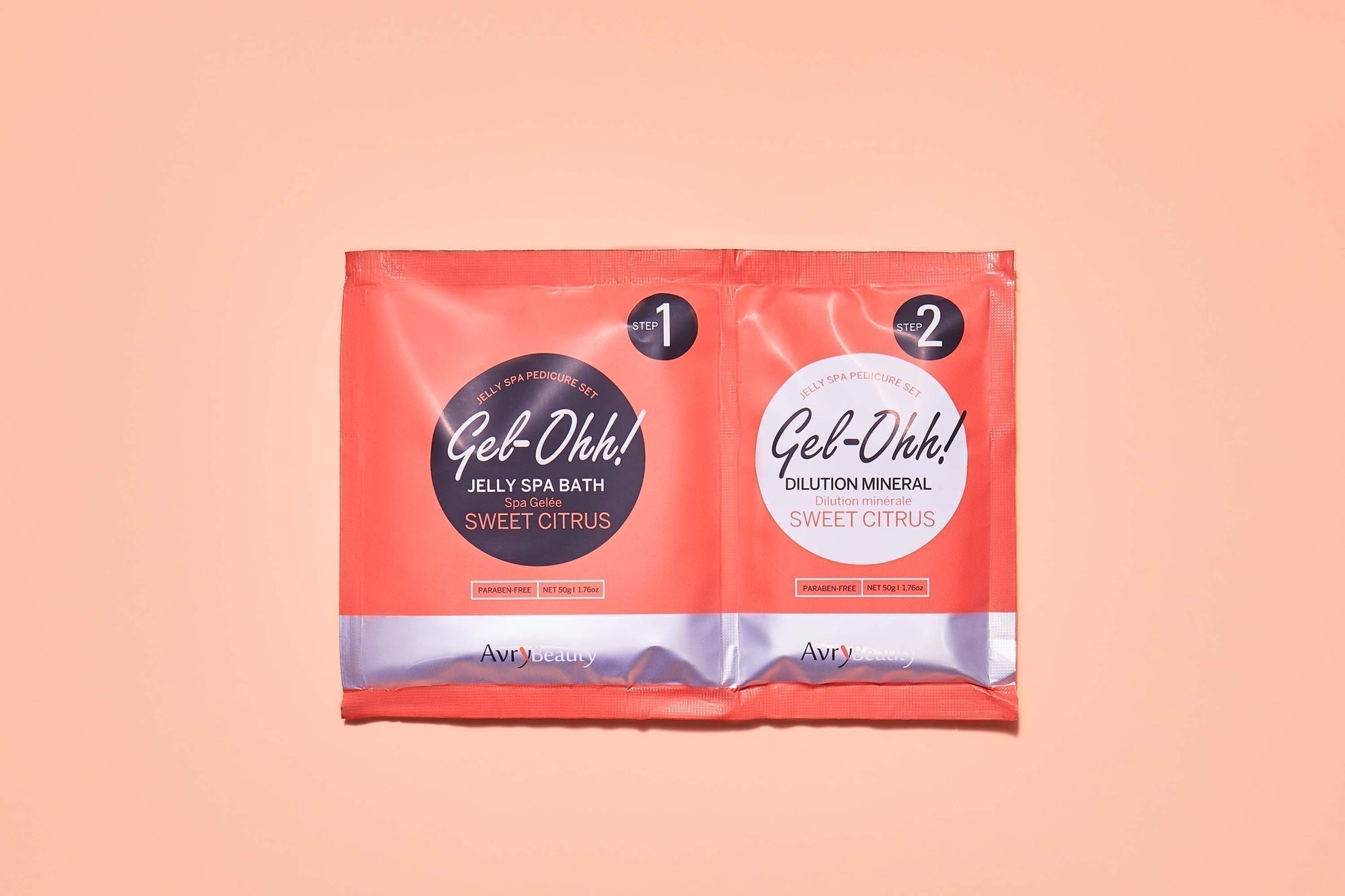 Avry Beauty Gel Ohh! Jelly Spa Pedicure Bath - Sweet Citrus Scented Foot Soak for Relaxation & Soft Skin | Perfect for At-Home Spa, Self-Care & Gift Giving