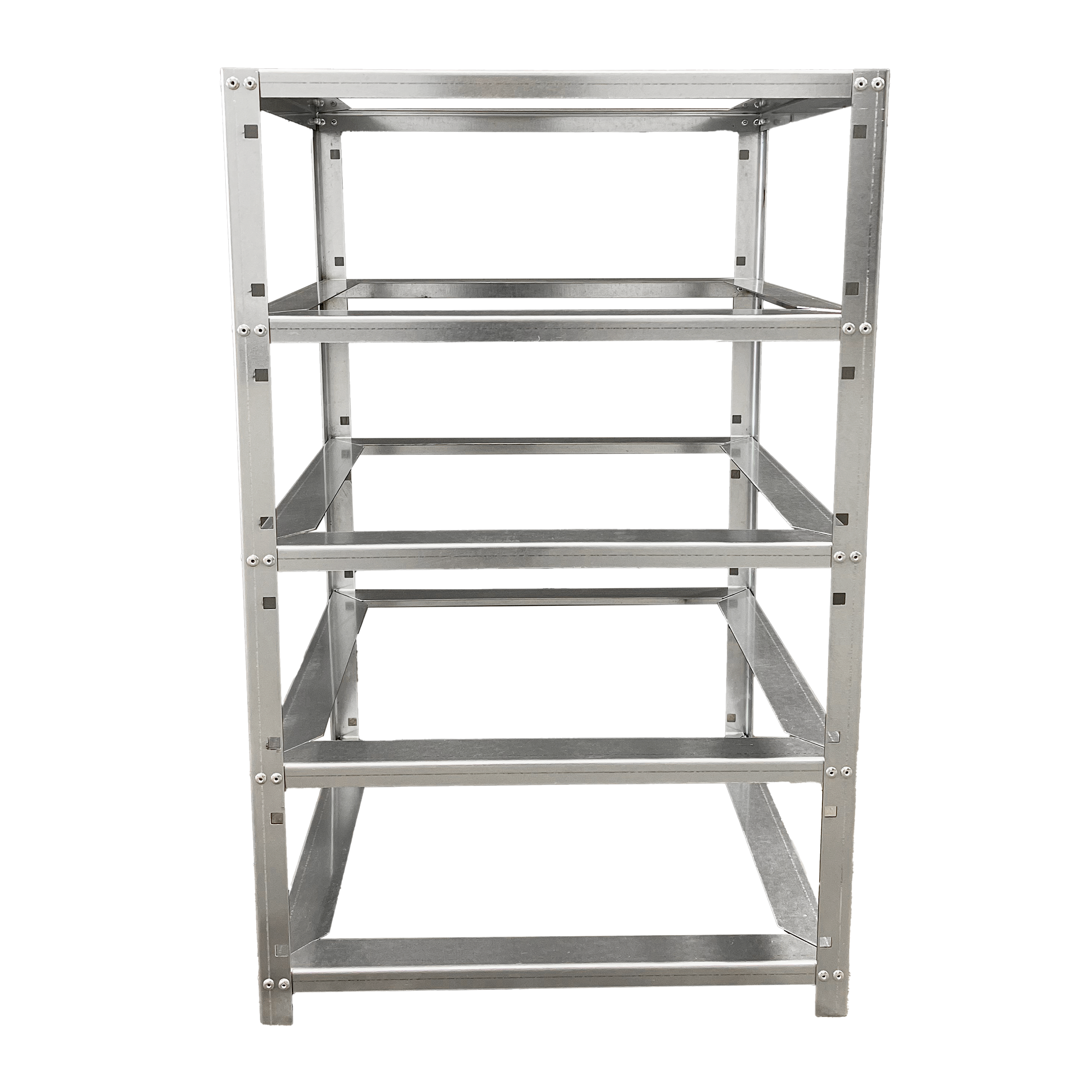 Elios Pylontech Battery Rack for 4 X US5000 | Heavy Duty Galvanized Steel Solar Battery Storage Rack | Perfect for Home Solar Systems & Off-Grid Power Storage