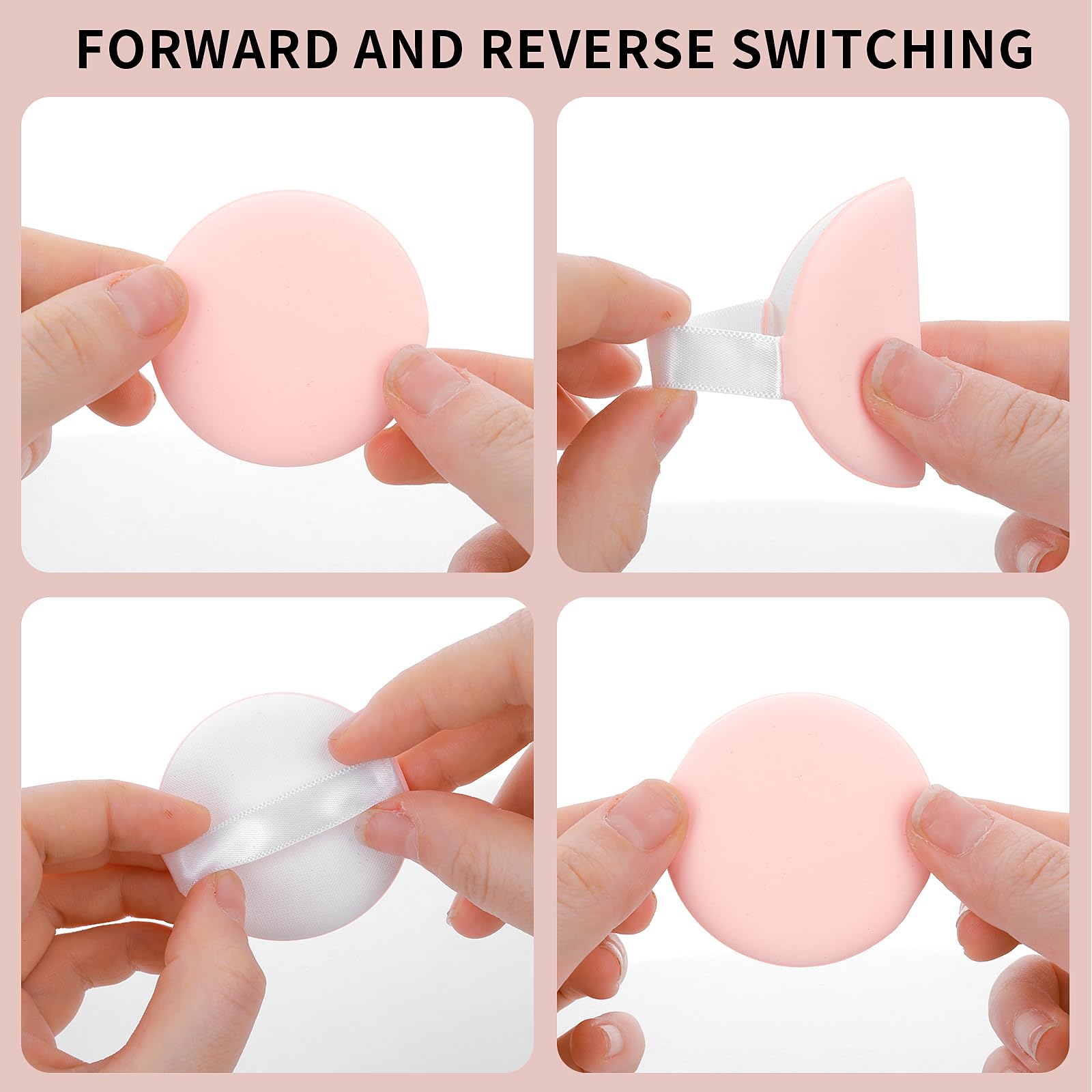 Premium 8-Pack Non-Latex Makeup Sponges | Hypoallergenic Beauty Blender for Liquid Foundation, Concealer & Loose Powder | Multi-Use Cosmetic Blending Puff with Precision Edges | Perfect for Daily Makeup, Travel & Professional Makeup Artists