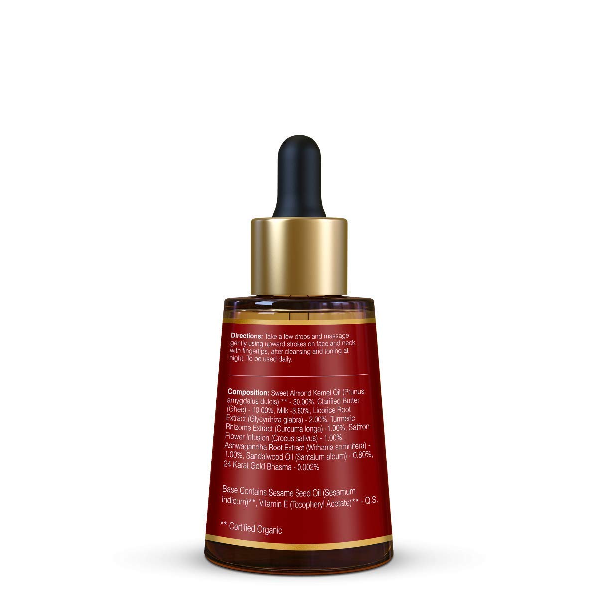 Forest Essentials Soundarya Advanced Serum with 24K Gold - Luxurious Night Serum for Radiant Skin | 25ml | Use After Cleansing & Toning | Perfect for Nighttime Skincare Routine & Anti-Aging Treatment