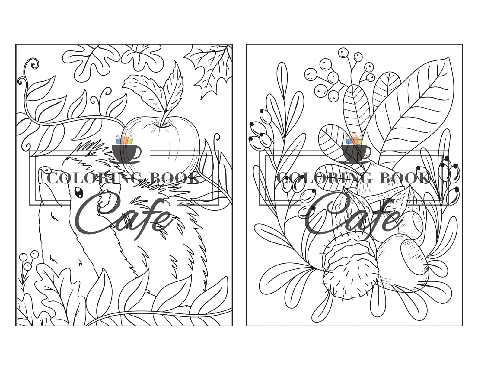 Easy Autumn: Adult Coloring Book with 50 Fun & Relaxing Fall Designs | Stress Relief & Mindfulness Activity for Adults | Perfect for Thanksgiving, Halloween & Seasonal Relaxation