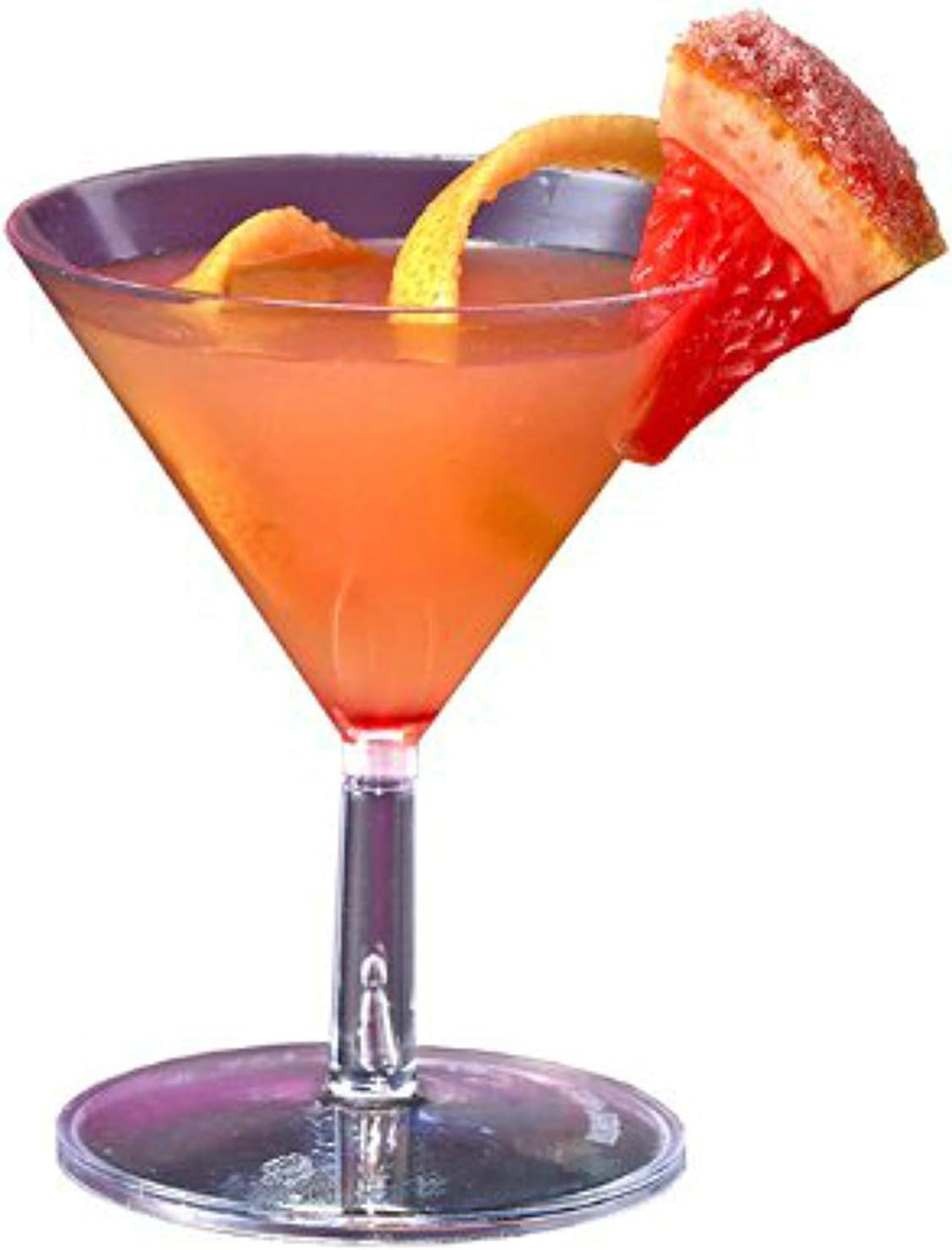 120-Pack Clear Disposable Mini Plastic Martini Glasses - 2 oz Small Dessert Cups for Cocktails, Wine Shooters, Parfaits & Party Serving - Bulk Pack of 2-Piece Plastic Shot Glasses for Weddings, Events & Catering