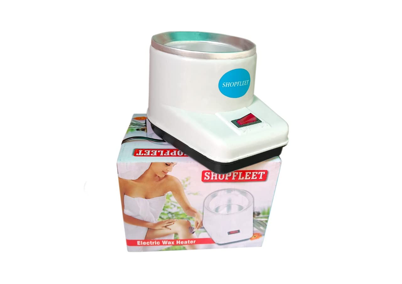 Premium Wax Heater Machine for Professional Hair Removal - Includes 90GSM Waxing Strips (50 Count) & Stainless Steel Wax Applicator Knife - Perfect for Salon, Spa & At-Home Waxing Kits