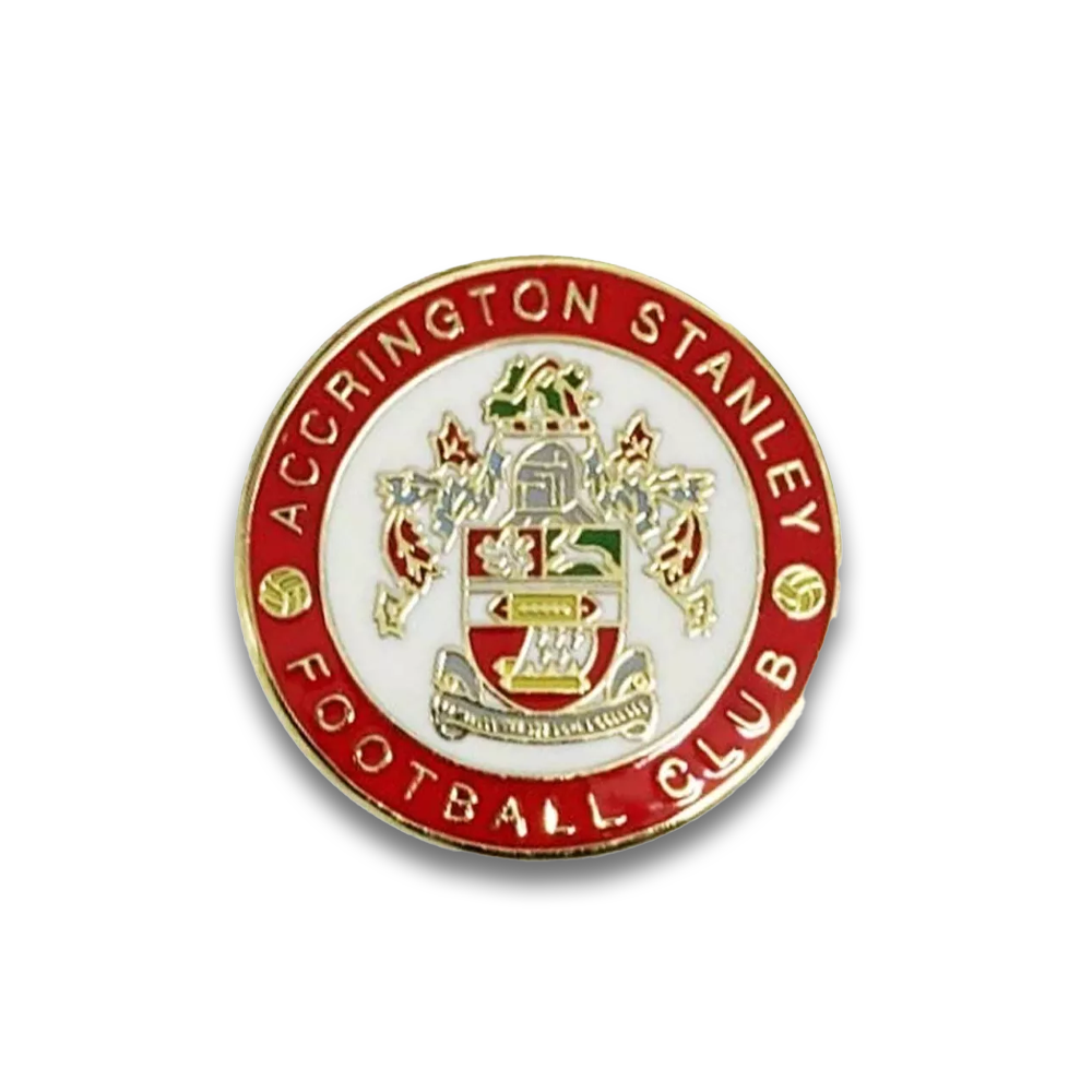 Accrington Stanley FC Pin Badge - Official Football Club Enamel Lapel Pin - Perfect for Fans, Collectors & Match Day Outfits