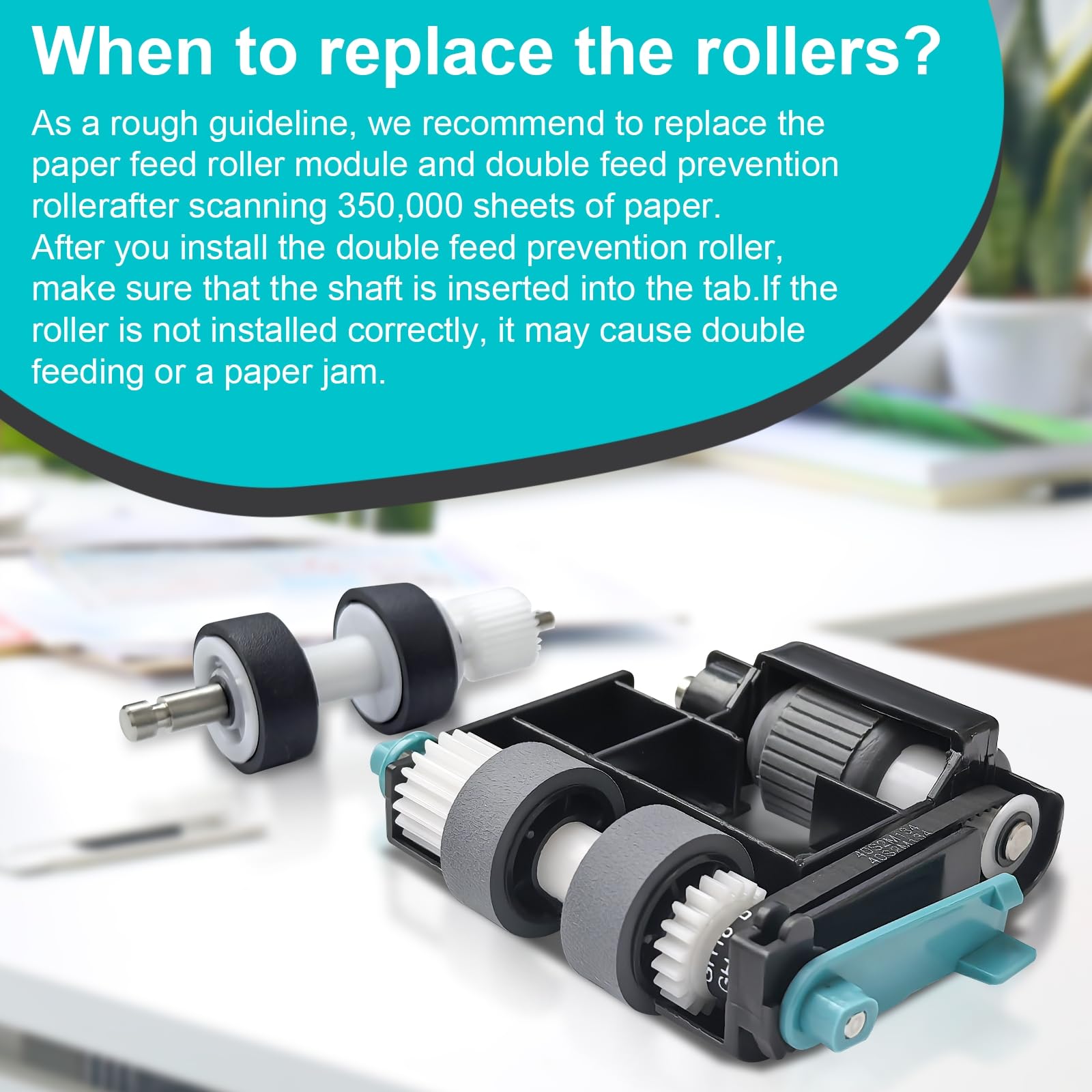 Panasonic KV-S5046 KV-SS060 Scanner Roller Exchange Kit - Compatible with KV-S5046H, S5046H-U & S5076H Models - Perfect for Office Document Scanning and Maintenance
