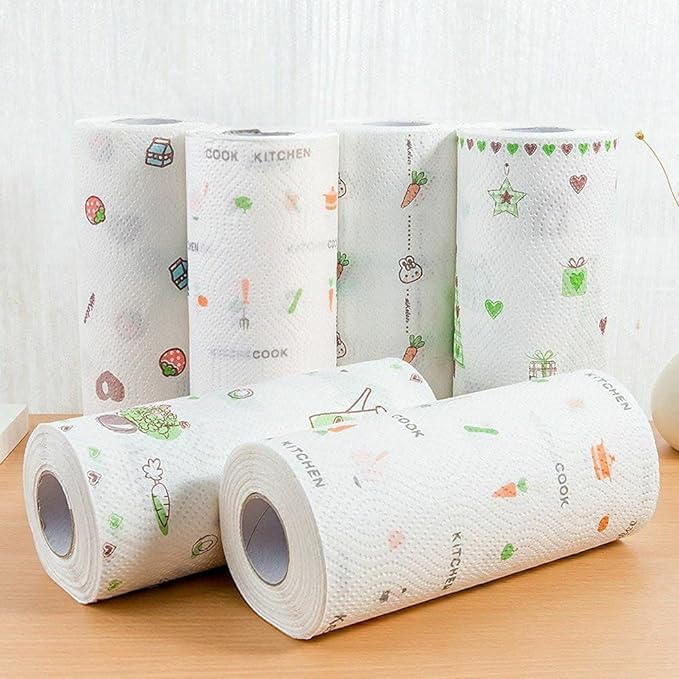 Non-Stick Oil Absorbing Kitchen Tissue Paper Roll - 12
