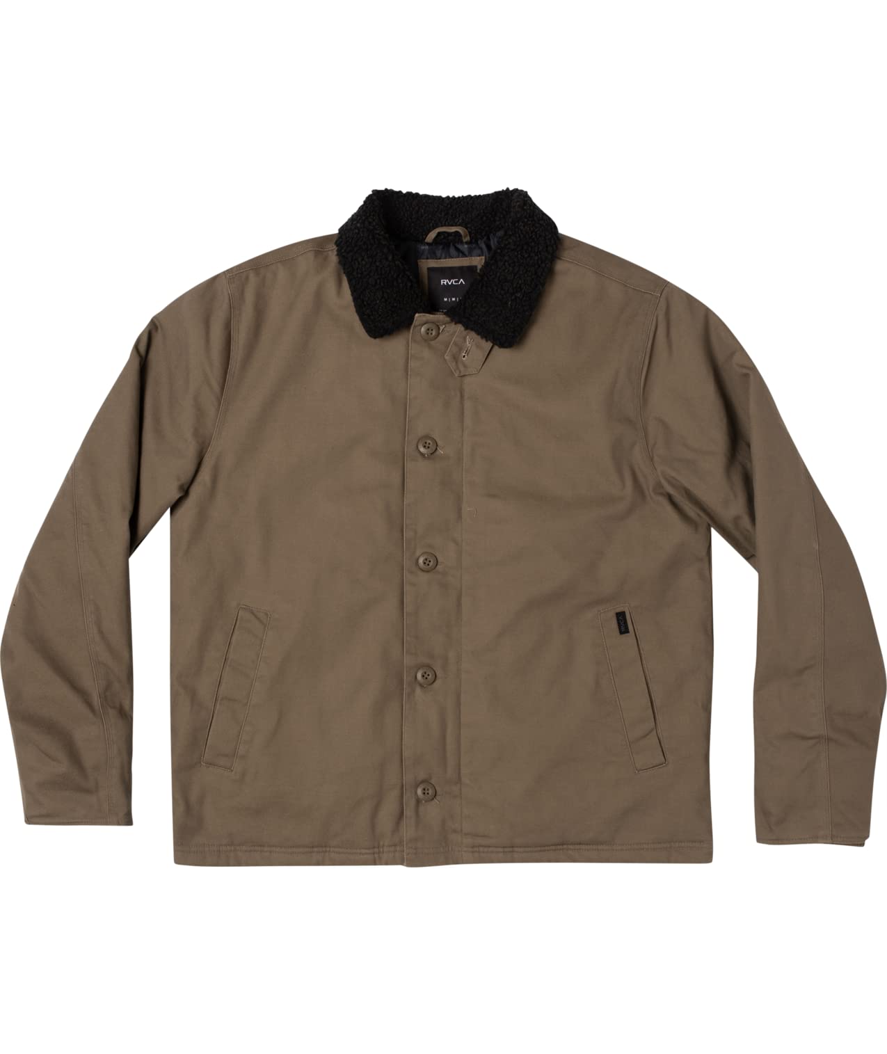 RVCA Men's Military Jacket - Waterproof Outdoor Tactical Jacket for Hiking, Camping & Adventure | Durable Windbreaker for Men